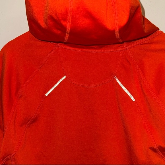 Athleta Orange Plush Tech Hoodie Women’s Size Extra Large - Picture 9 of 11